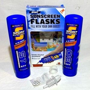 New Sport Sunscreen Flasks!